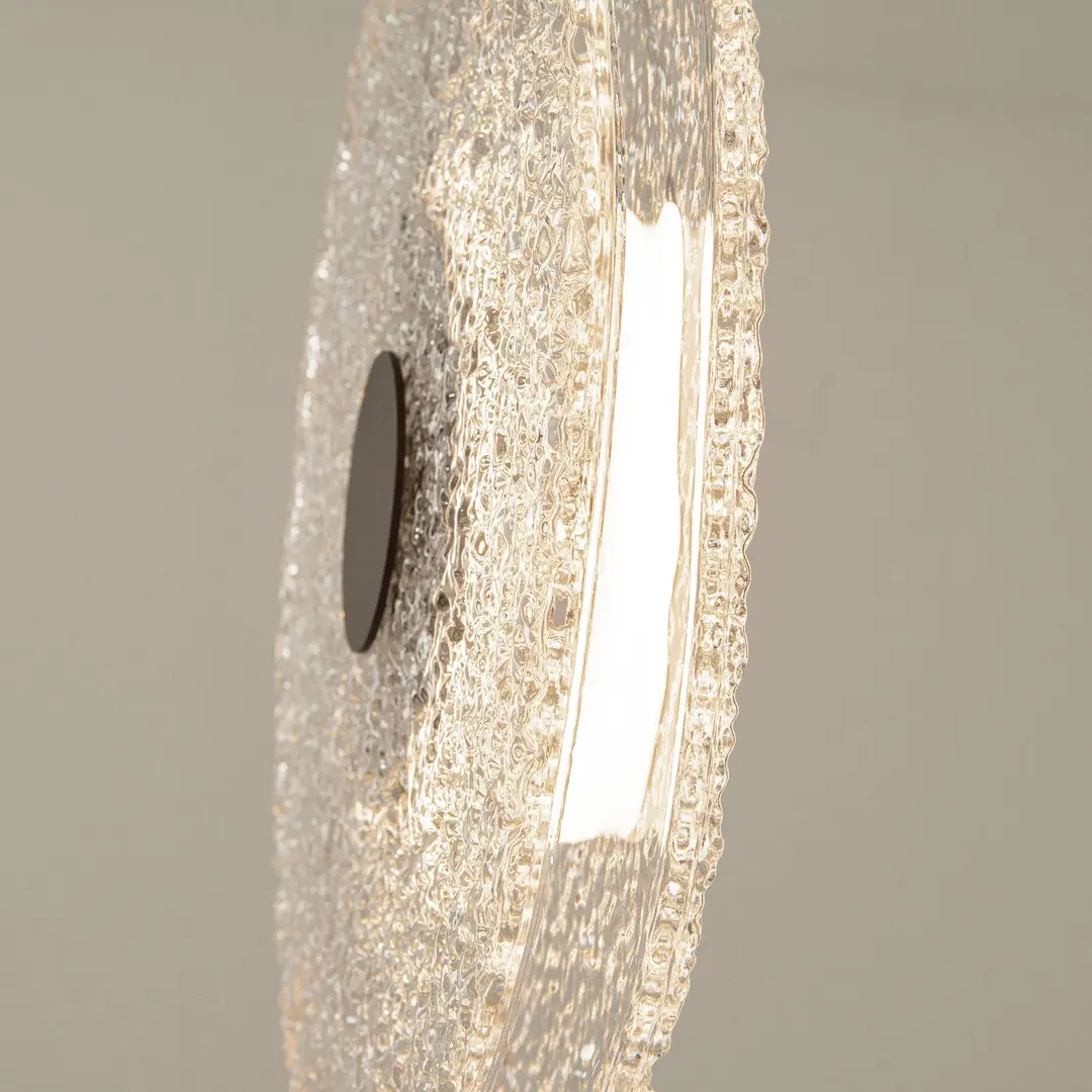 Zambelis LED-Hängeleuchte 23075, klar, Glas, Ø 35 cm, 3.000 K