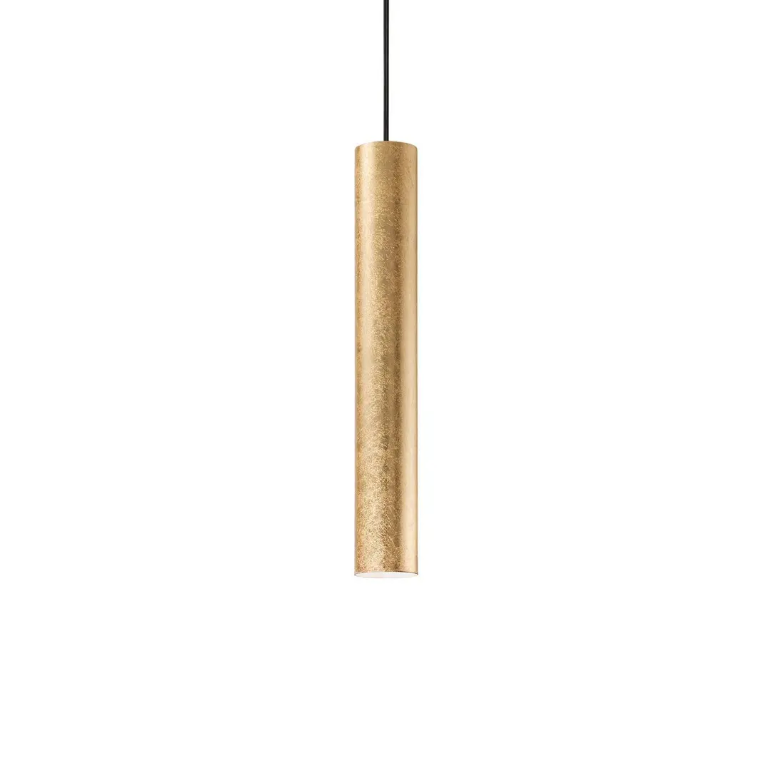Ideal Lux Hängeleuchte Look, goldfarben, Ø 6 cm, Metall