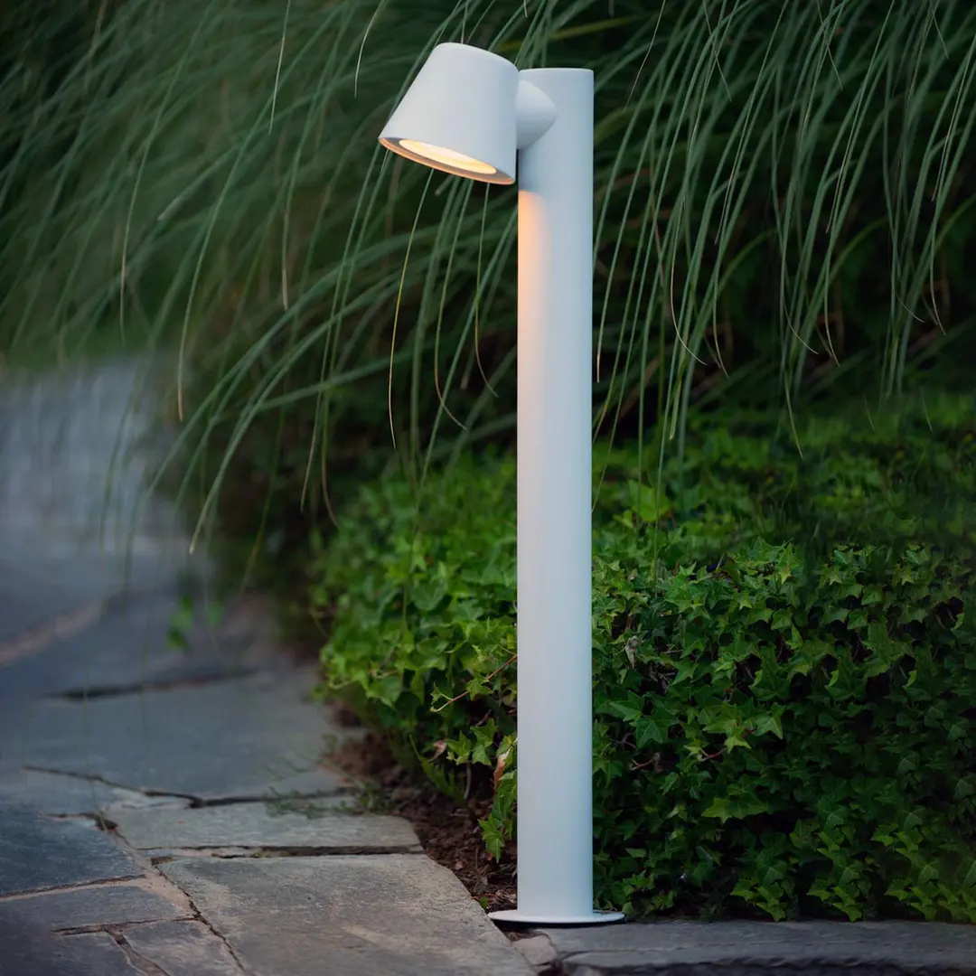 Lucide Weiße LED-Wegelampe Dingo mit GU10-LED