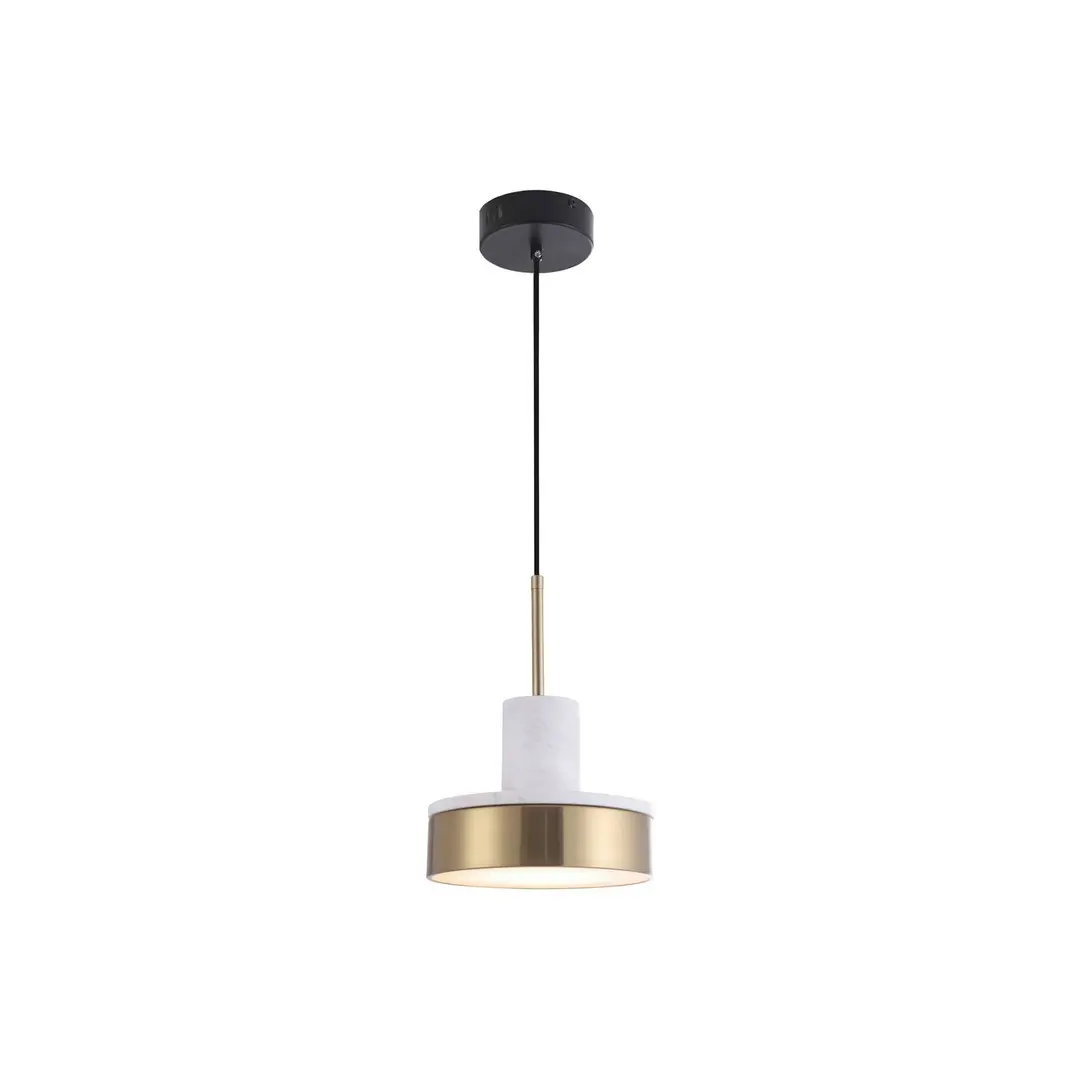 Viokef LED-Hängelampe Lithos, gold/weiß