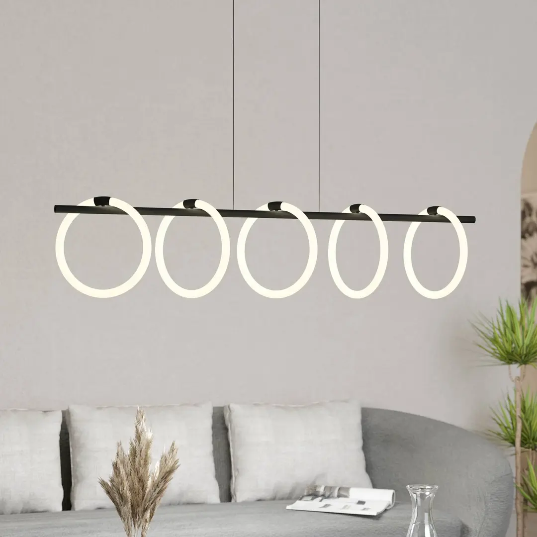 EGLO LED-Hängeleuchte Caranacoa, fünfflammig