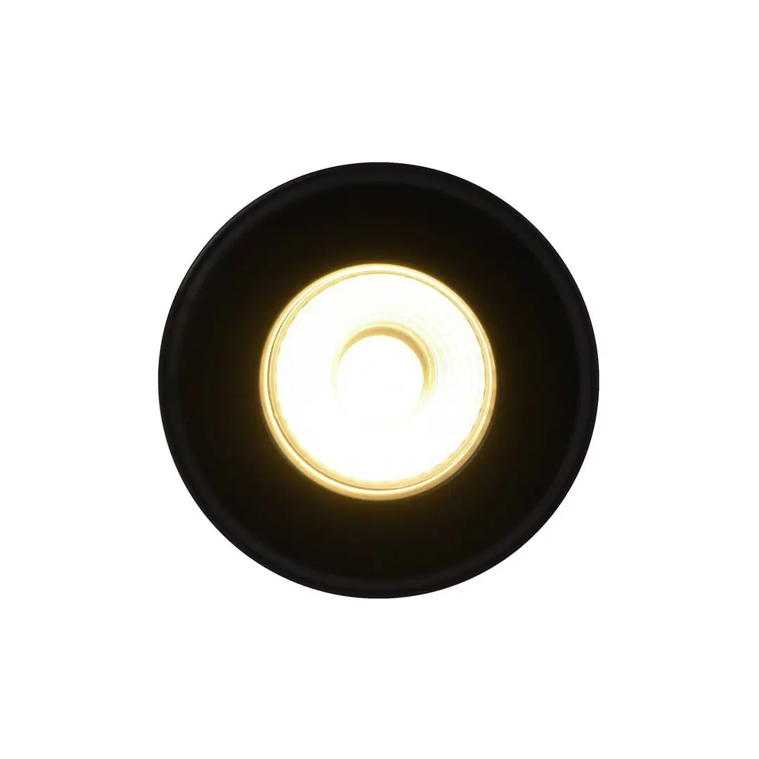 Nordlux LED-Deckeneinbaustrahler Rosalee, schwarz, IP65, CCT-Switch