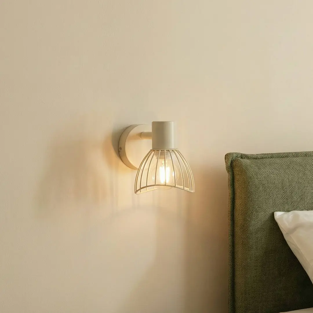 Lindby Deckenleuchte Piena, beige, 1-flg., Metall, Ø 93,cm