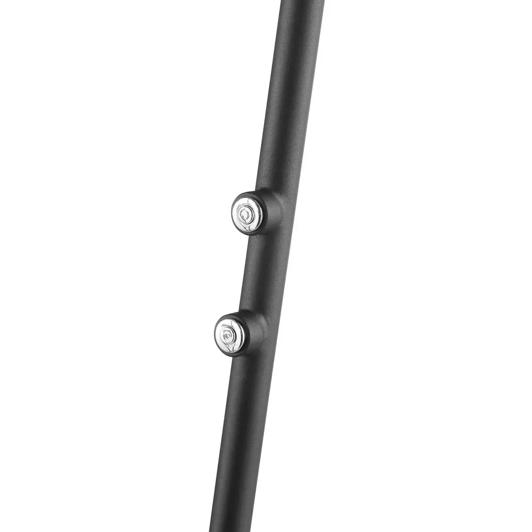 Brilliant LED-Stehlampe Glow-Sphere, Höhe 146 cm, schwarz, Metall