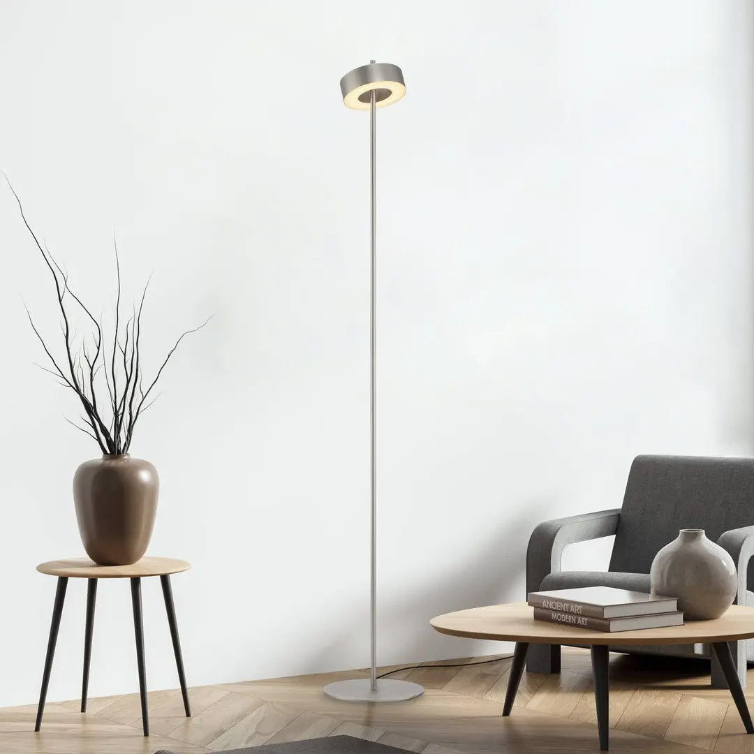 Q-Smart-Home Paul Neuhaus Smart-LED-Stehleuchte Q-Rotate aluminium 140 cm