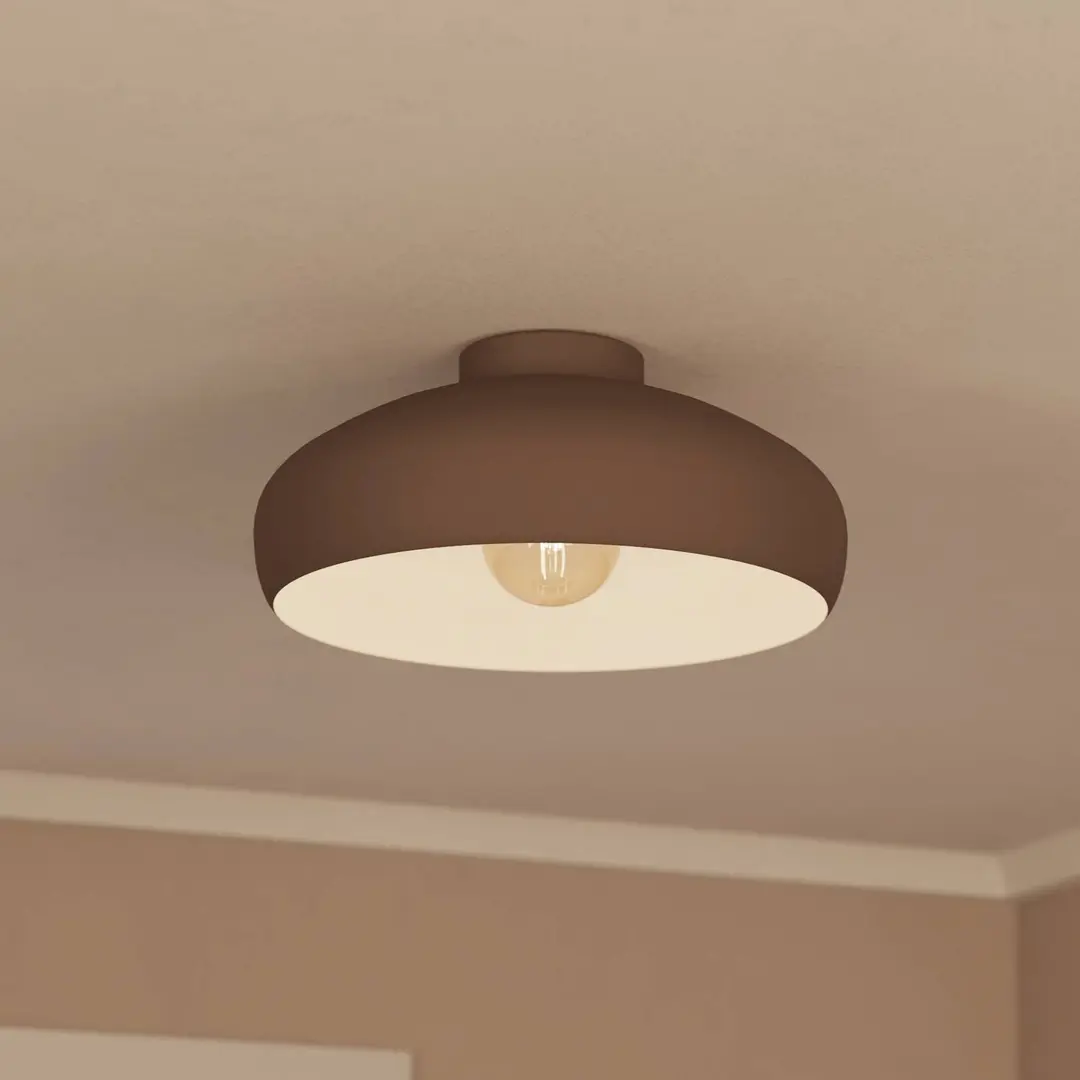EGLO Deckenleuchte Mogano, Ø40cm, kaffeebraun