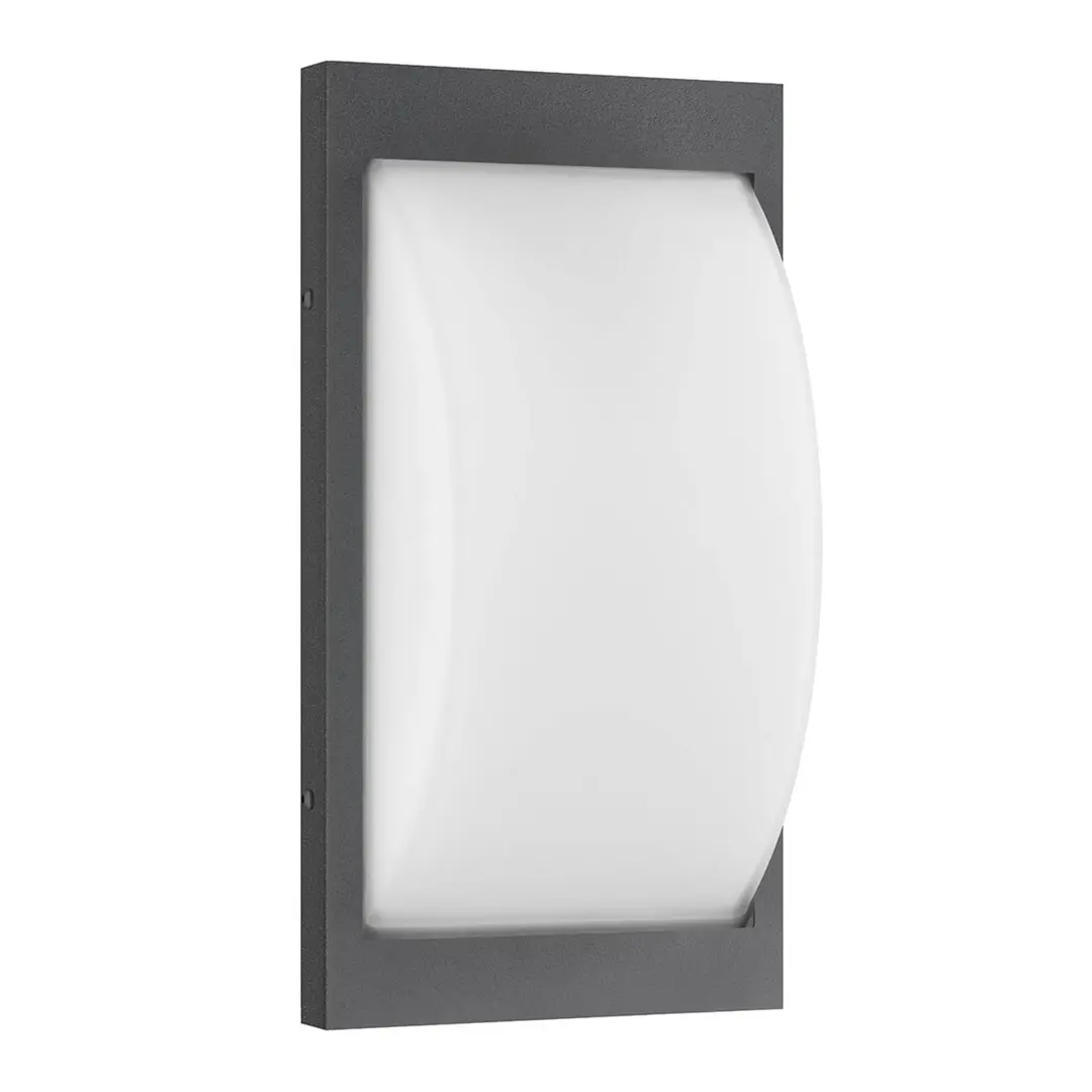 LCD Außenwandleuchte 069SEN, Sensor, graphit, 33 cm, E27