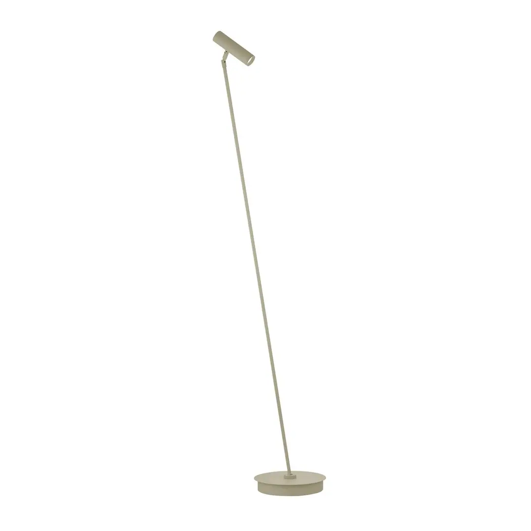 HELL LED-Stehleuchte Tom Pro, sandfarben, 1-flammig, CCT, Dimmer
