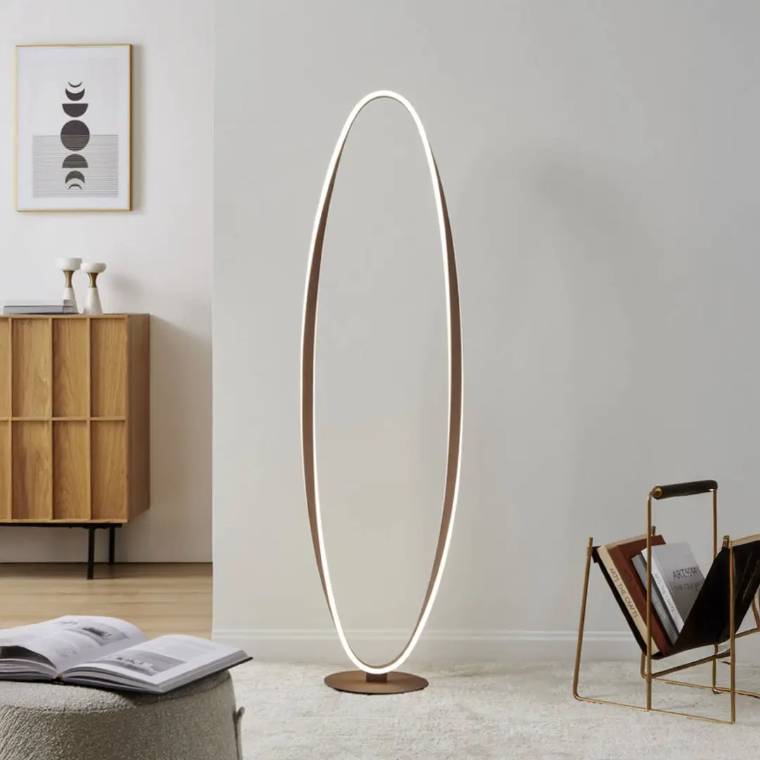 EGLO LED-Stehleuchte CAMEROTA, bronze, Höhe 143 cm, CCT, dim
