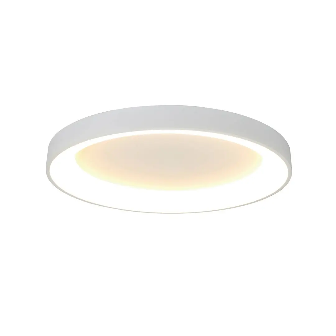Mantra Iluminación LED-Deckenlampe Niseko II, CCT, Fernbedienung, Ø 78 cm, weiß