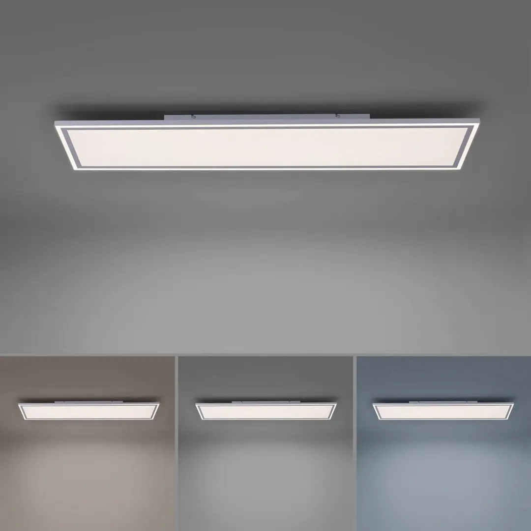 JUST LIGHT. GmbH LED-Panel Edging, tunable white, 121x31 cm