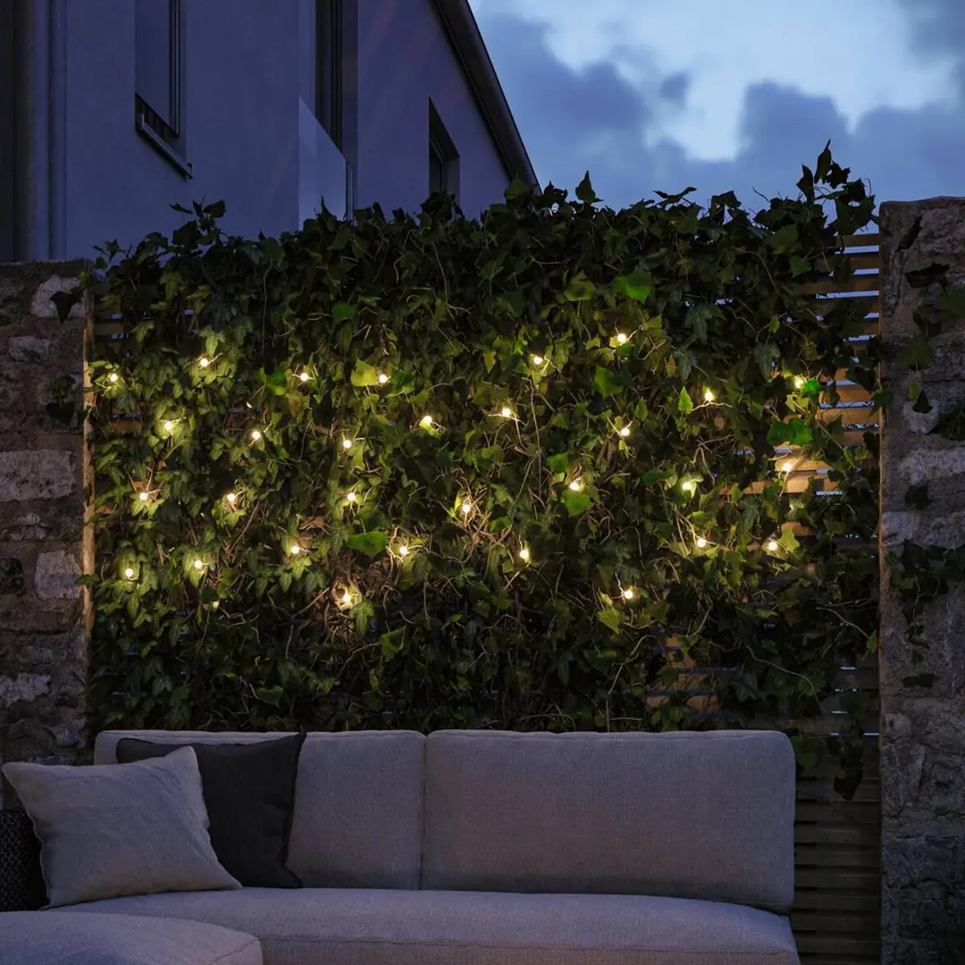Paulmann LED-Solar-Lichterkette Soala, IP44 schwarz, 30-flg.