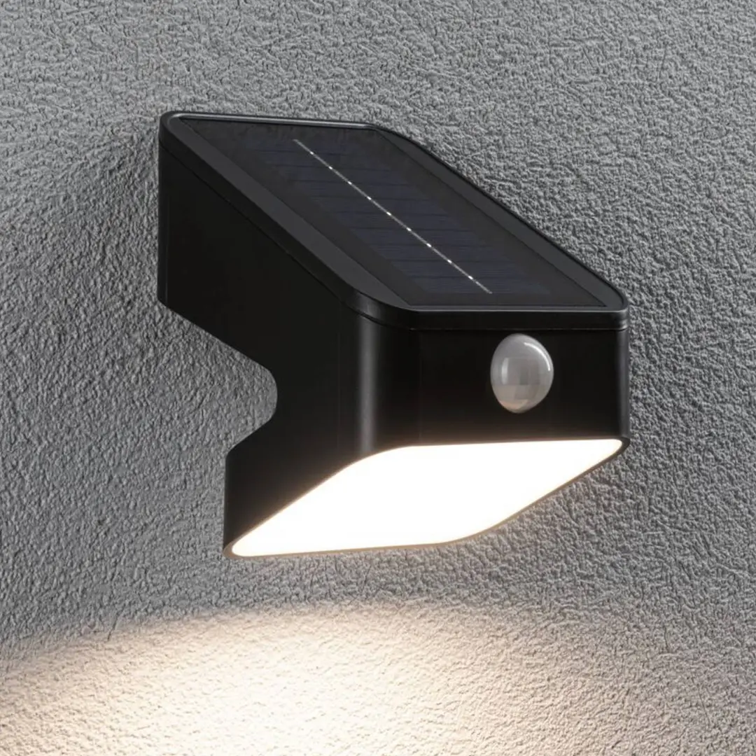 Paulmann Solar-Außenwandlampe Lesly, anthrazit, Sensor IP65