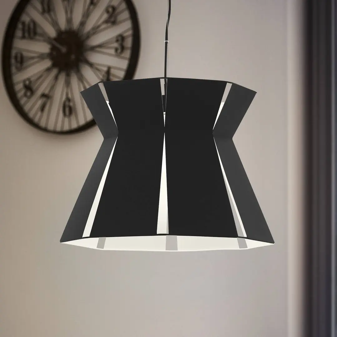 EGLO Hängeleuchte Valecrosia, schwarz, Ø 42 cm