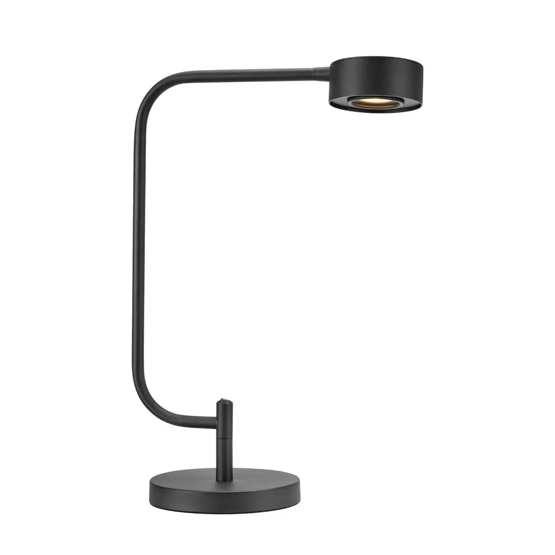 Markslöjd LED-Tischleuchte Hugo, schwarz, Höhe 51,5 cm, dimmbar