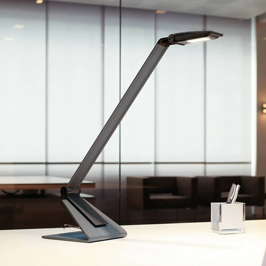 Maul LED-Schreibtischleuchte MAULsolaris, anthrazit, Höhe 64 cm