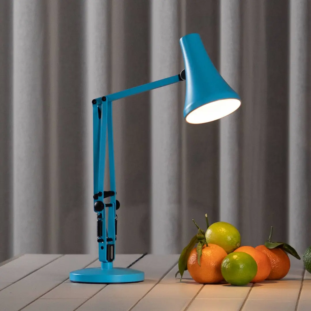 Anglepoise LED-Tischlampe 90 MINI MINI VIVID, türkisblau USB