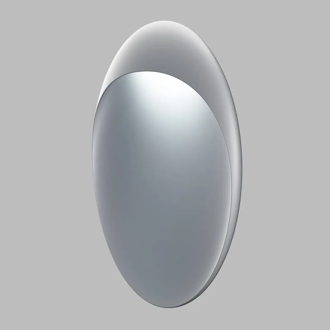 Louis Poulsen LED-Wandleuchte Flindt, alu, 3.000 K, Ø 20 cm