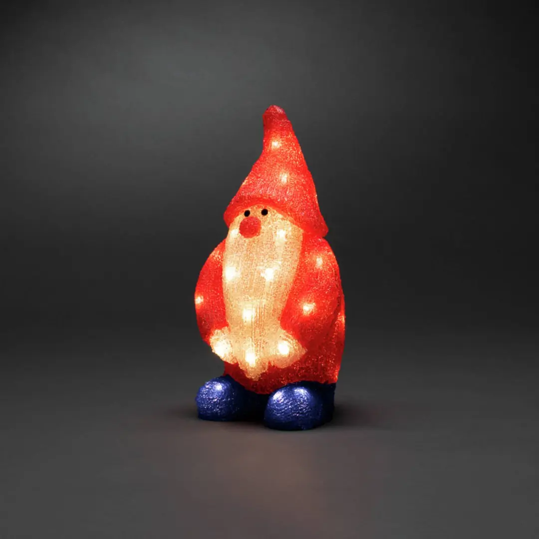 Konstsmide Christmas LED-Dekofigur Weihnachtsmann rot IP44 Höhe 36 cm