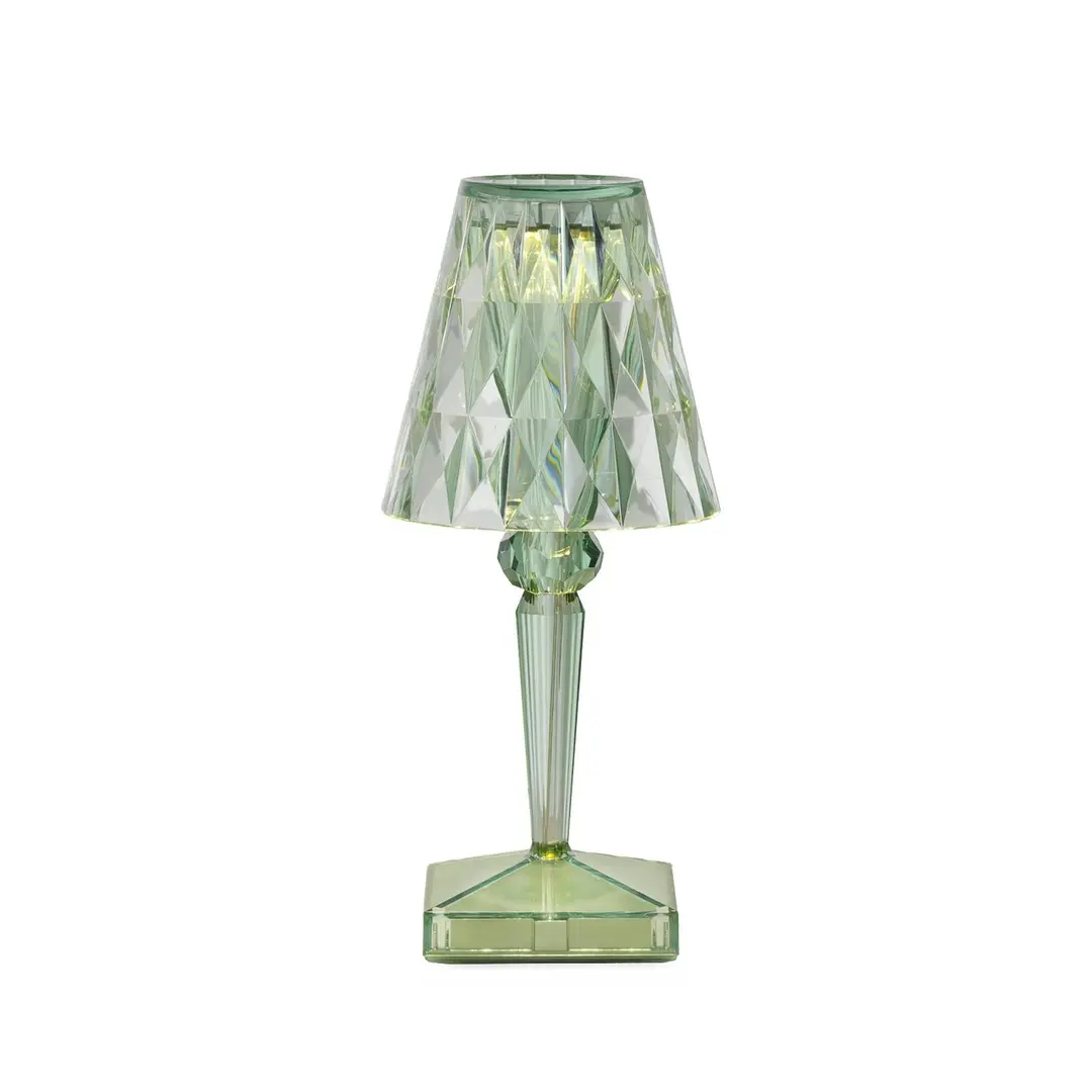 Kartell LED-Akku-Tischlampe Battery, 30 cm, mintgrün, IP54