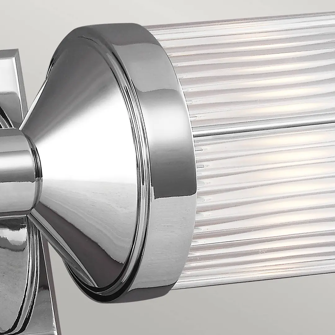 FEISS LED-Wandlampe Paulson IP44 2-flammig Breite 58,4cm