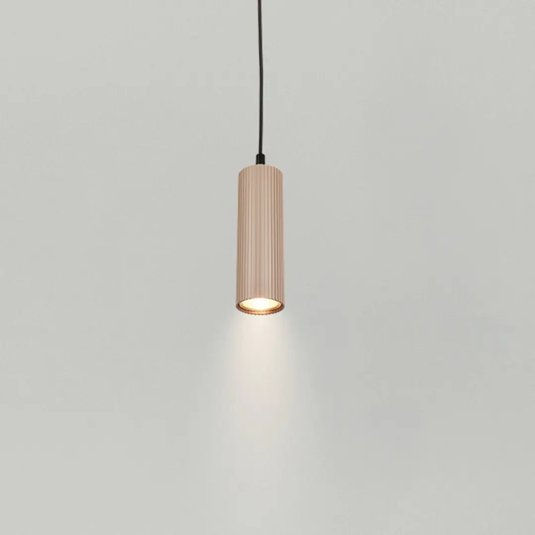 Briloner Hängeleuchte Ida, beige, 1-flammig, Ø 10 cm, GU10