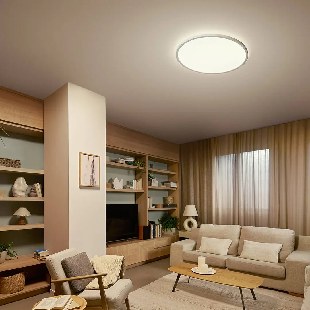 Philips LED-Deckenleuchte Superslim, weiß, CCT, dimmbar