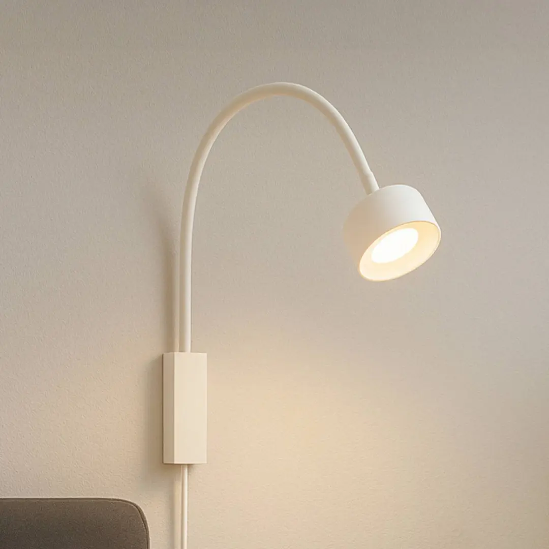 FH Lighting LED-Akku-Wandspot Magnetic flex, weiß, dimmbar, CCT