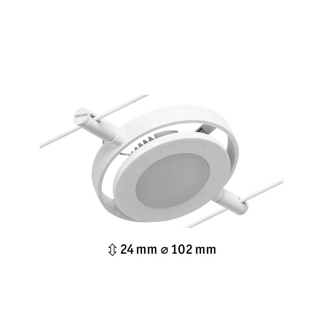 Paulmann Wire RoundMac Spot für Seilsystem weiß