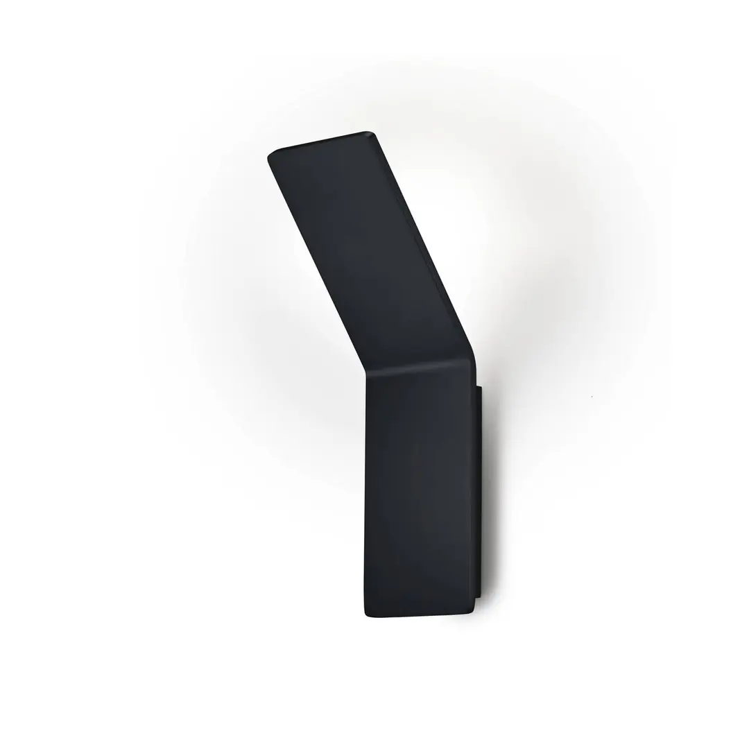 Knapstein LED-Wandleuchte Ava, schwarz, Aluminium, 1-flammig