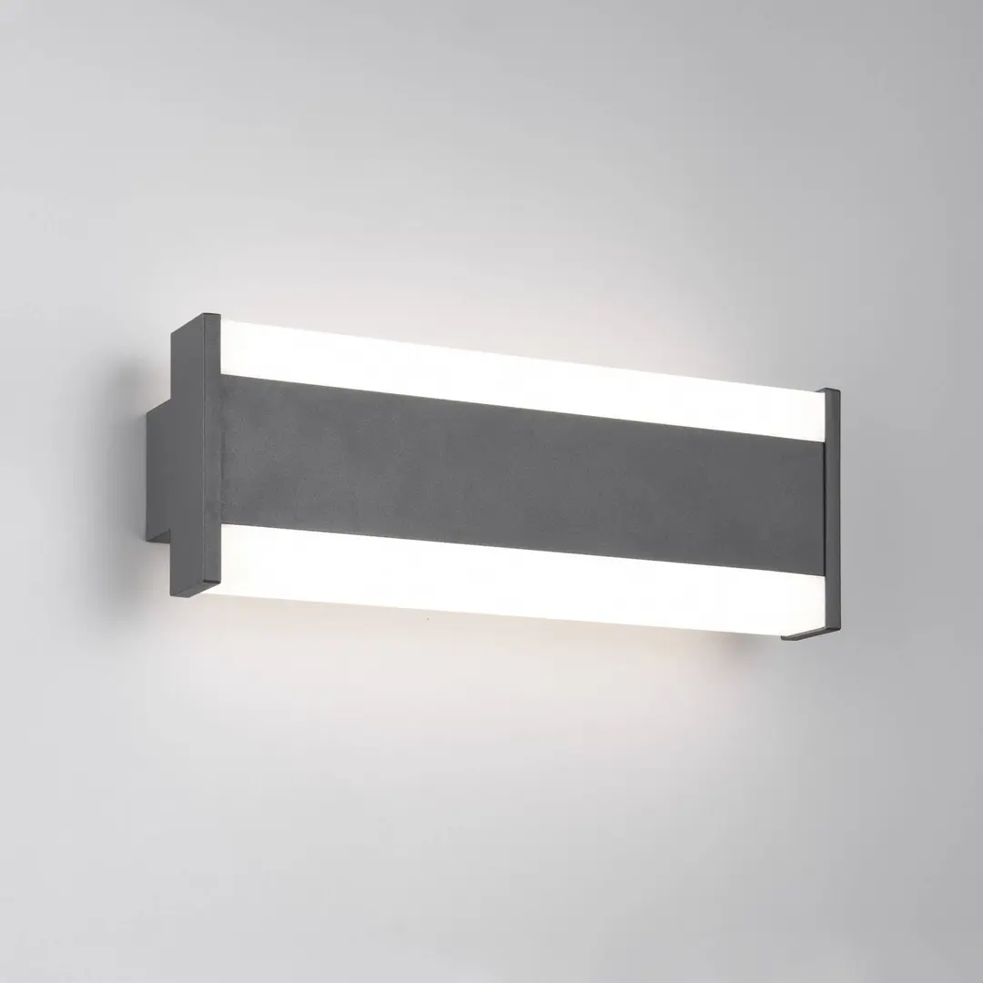 Trio Lighting LED-Außenwandlampe DAWSON, 30 cm, anthrazit IP54 CCT up/down