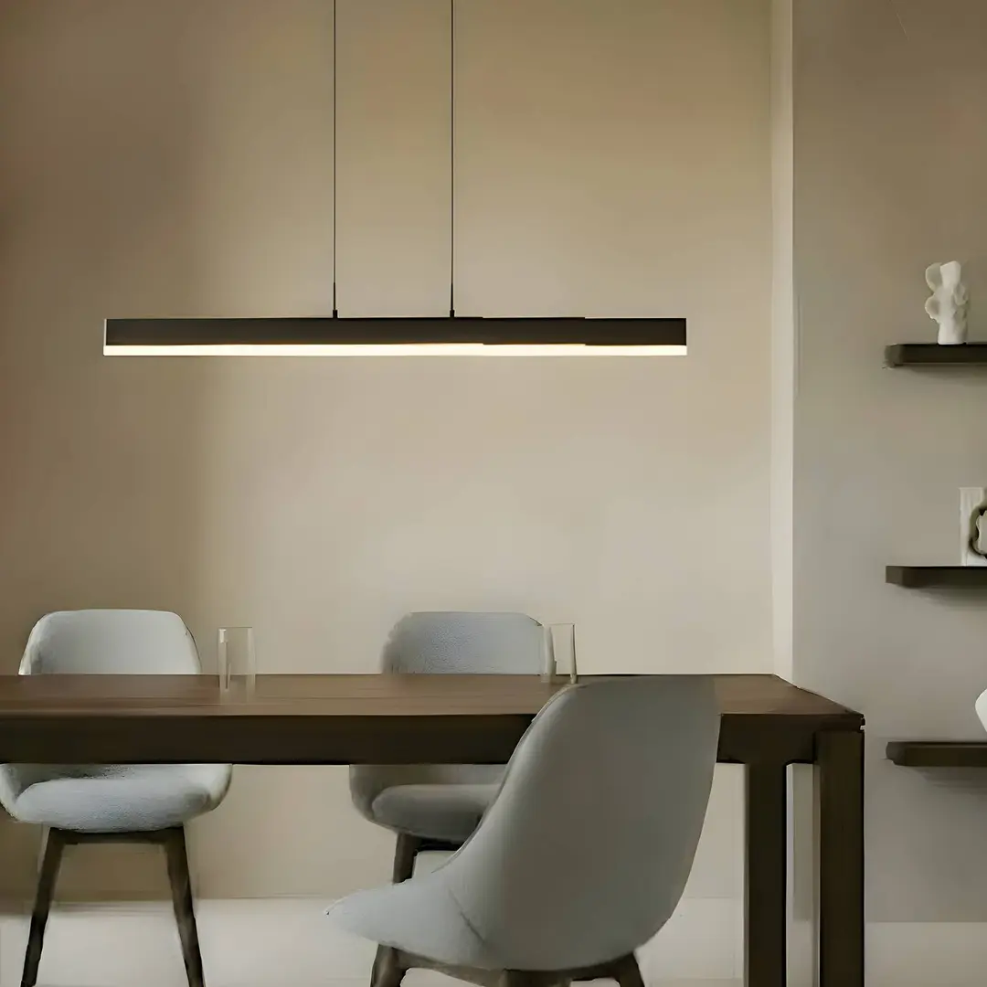 Lucande LED-Hängeleuchte Torven, schwarz, CCT, ausziehbar