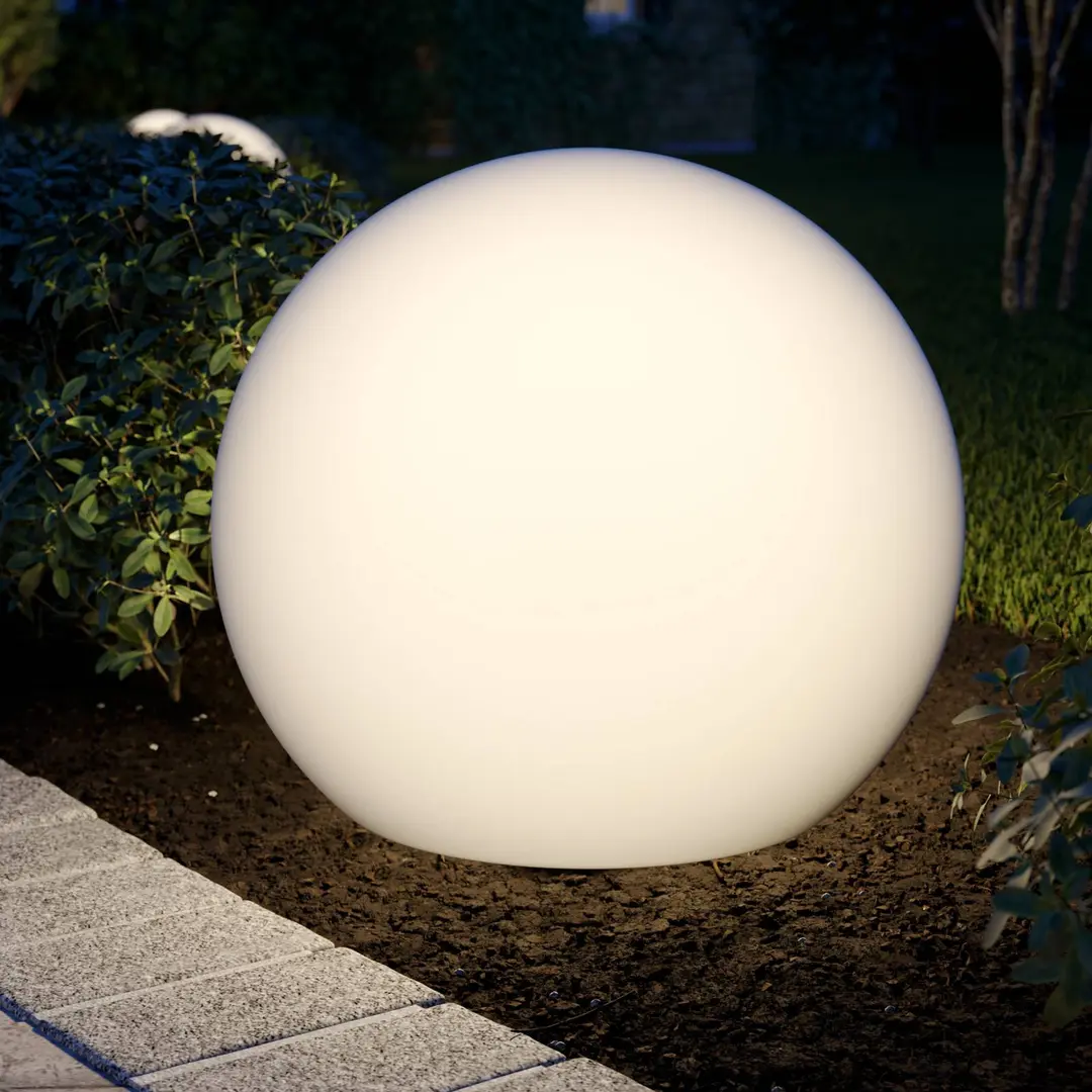 Nowodvorski Lighting Kugelleuchte Cumulus L, Ø 60 cm, weiß, Kunststoff, IP44, E27
