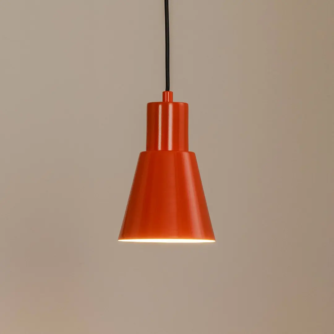 Opviq Hängeleuchte Konikkem, orange, Metall, Ø 14 cm, E27