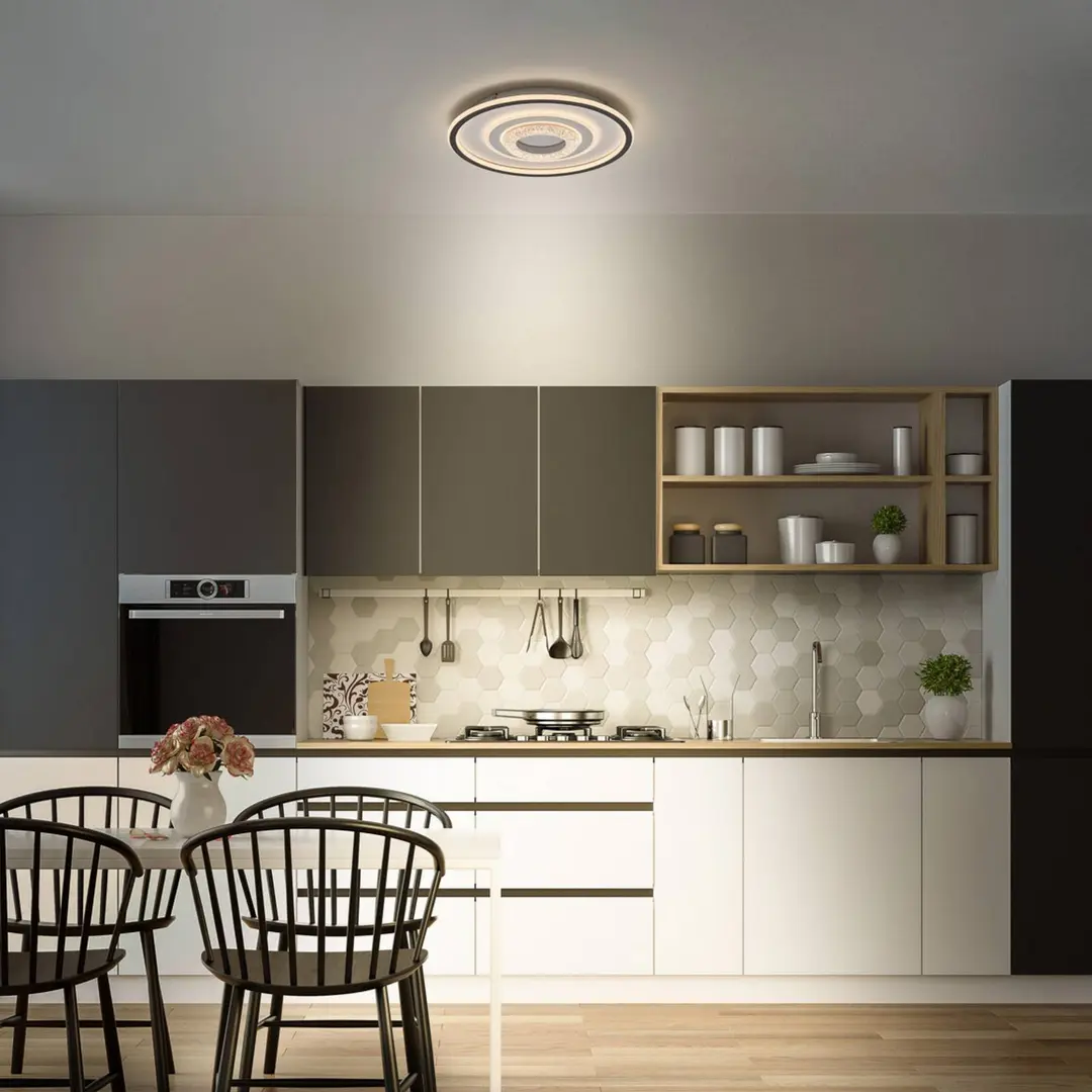 OSRAM LED-Deckenlampe ORBIS CRISTALLY, weiß, Ø 43 cm, CCT