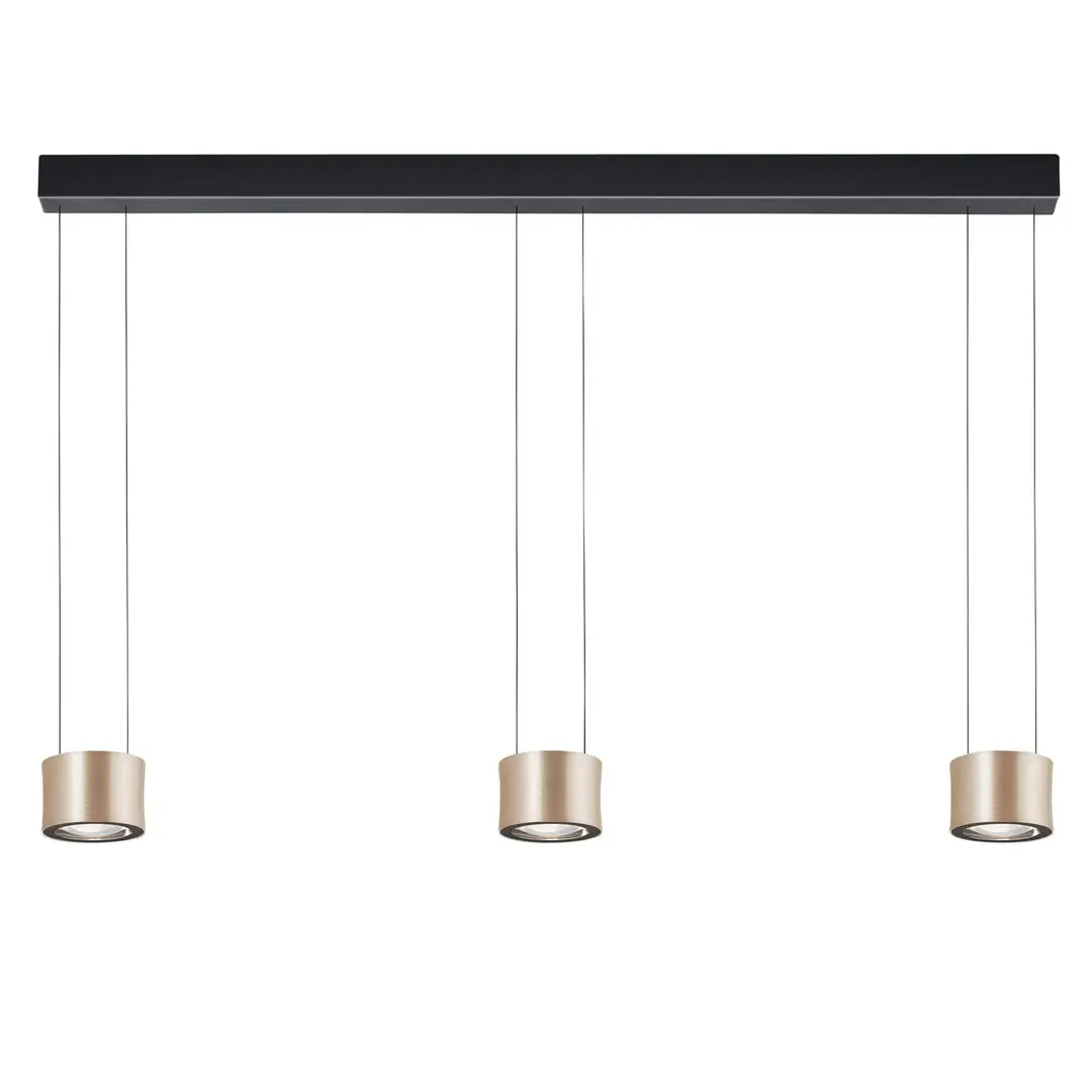 BANKAMP Impulse Pendel 3flg. dim to warm roségold