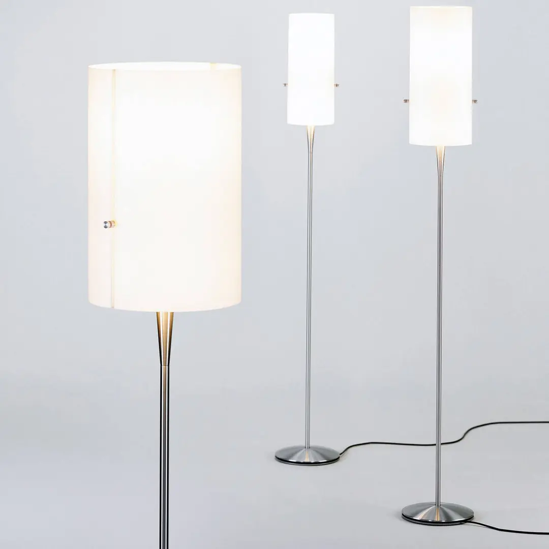 serien.lighting Club M LED-Stehlampe, aluminium
