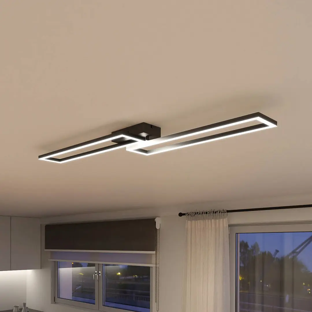 tint Müller Licht tint LED-Deckenleuchte Ciso, RGB, CCT, schwarz