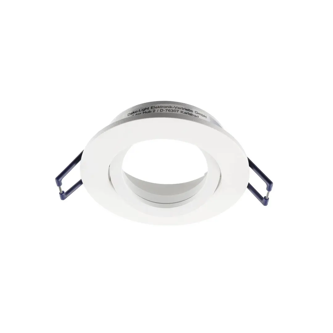 Deko-Light Deckeneinbauleuchte Samsola, weiß, Ø 8 cm, Metall
