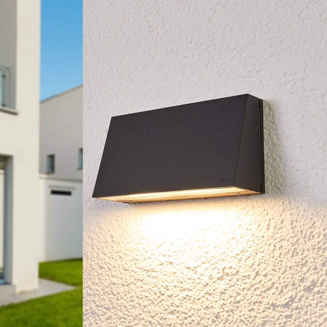 BEGA 22261K3 Außenwandlampe grafit 3.000K 17,5cm
