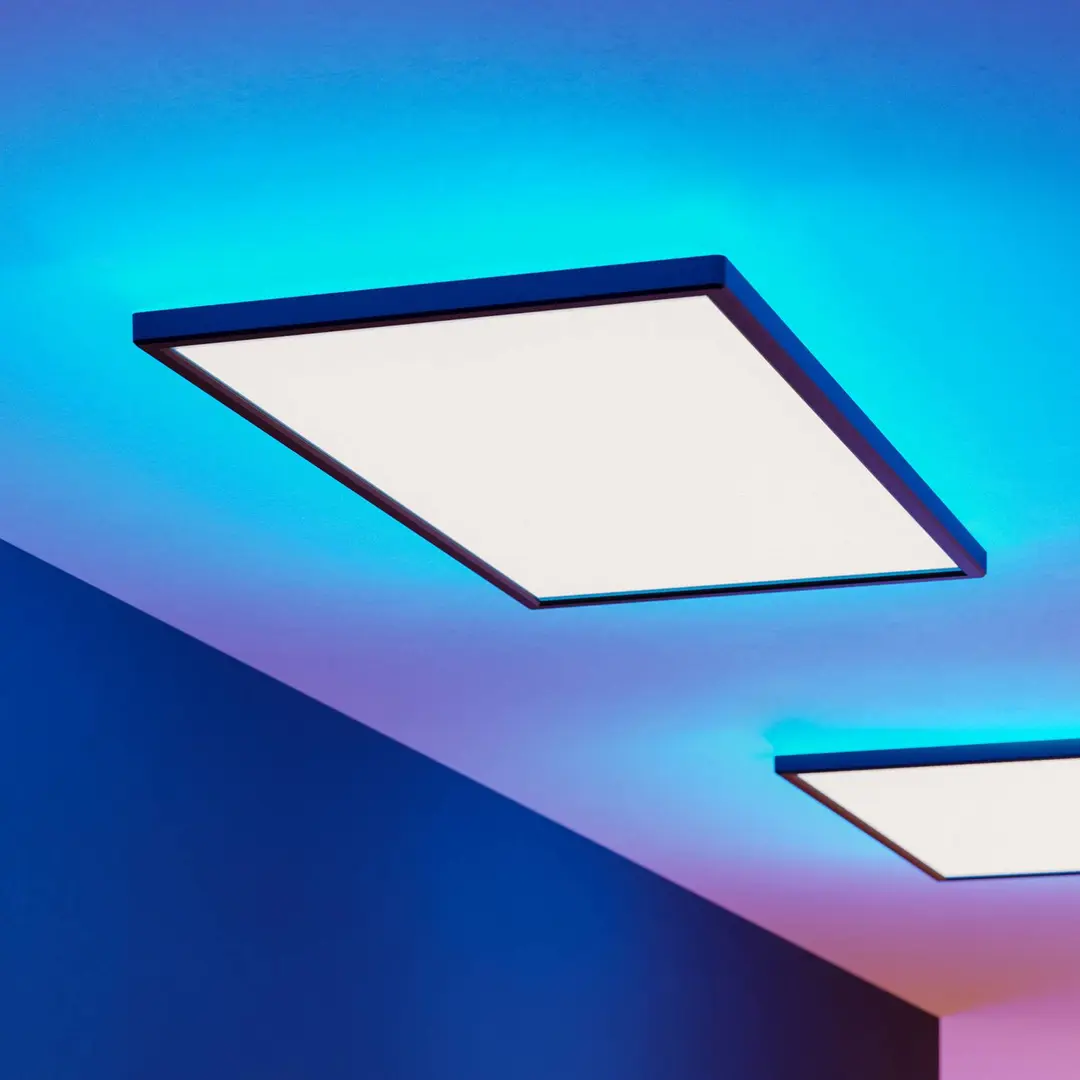 EGLO connect LED-Panel Rovito-Z schwarz 57 x 30 cm