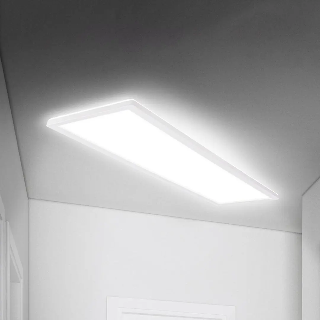 Briloner LED-Panel Move, Sensor, 98 x 20 cm, IP44, Kunststoff, weiß
