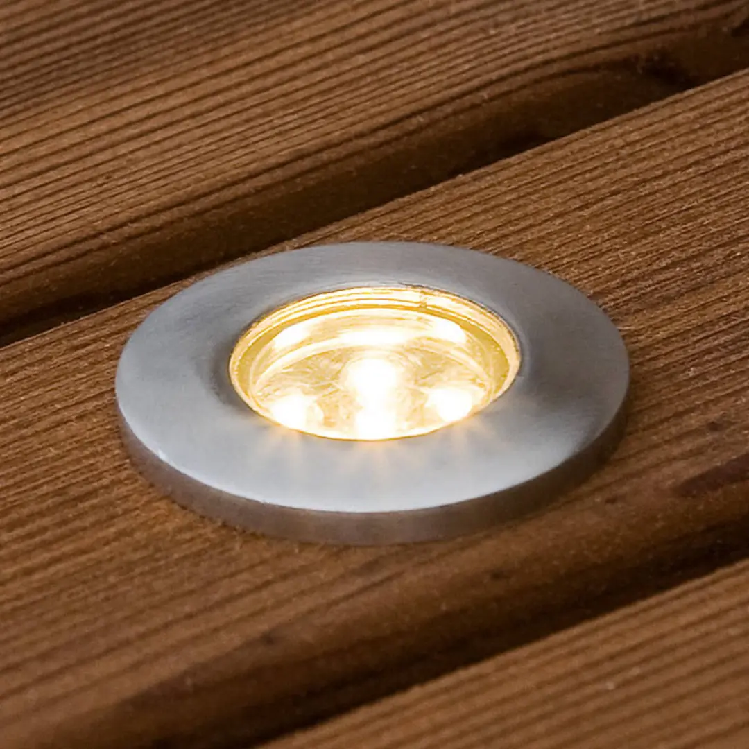 Konstsmide Mini-LED-Bodeneinbaustrahler 6er-Set flach