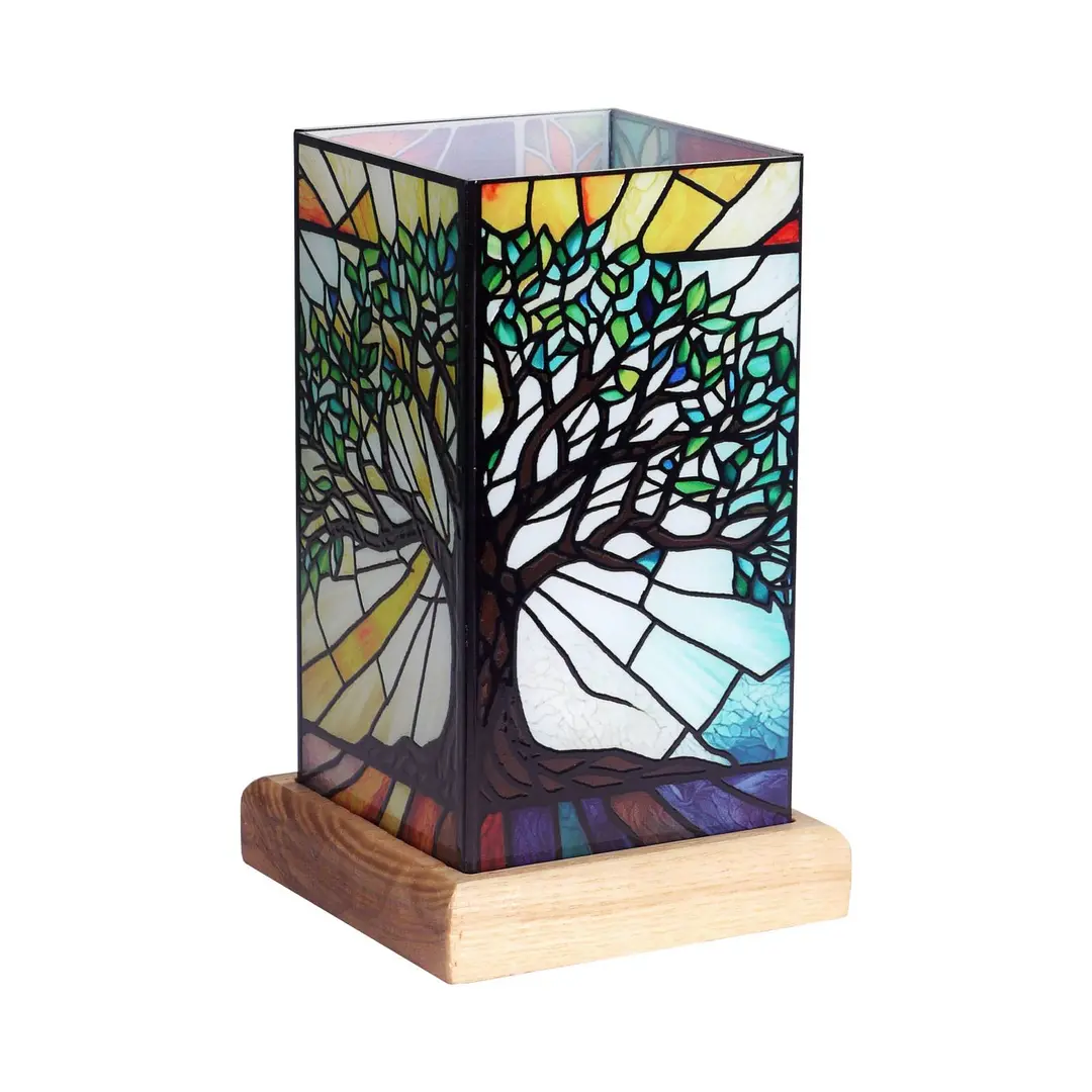 Wagner Life LED-Tischleuchte Art Light Baum des Lebens, Acryl, bunt