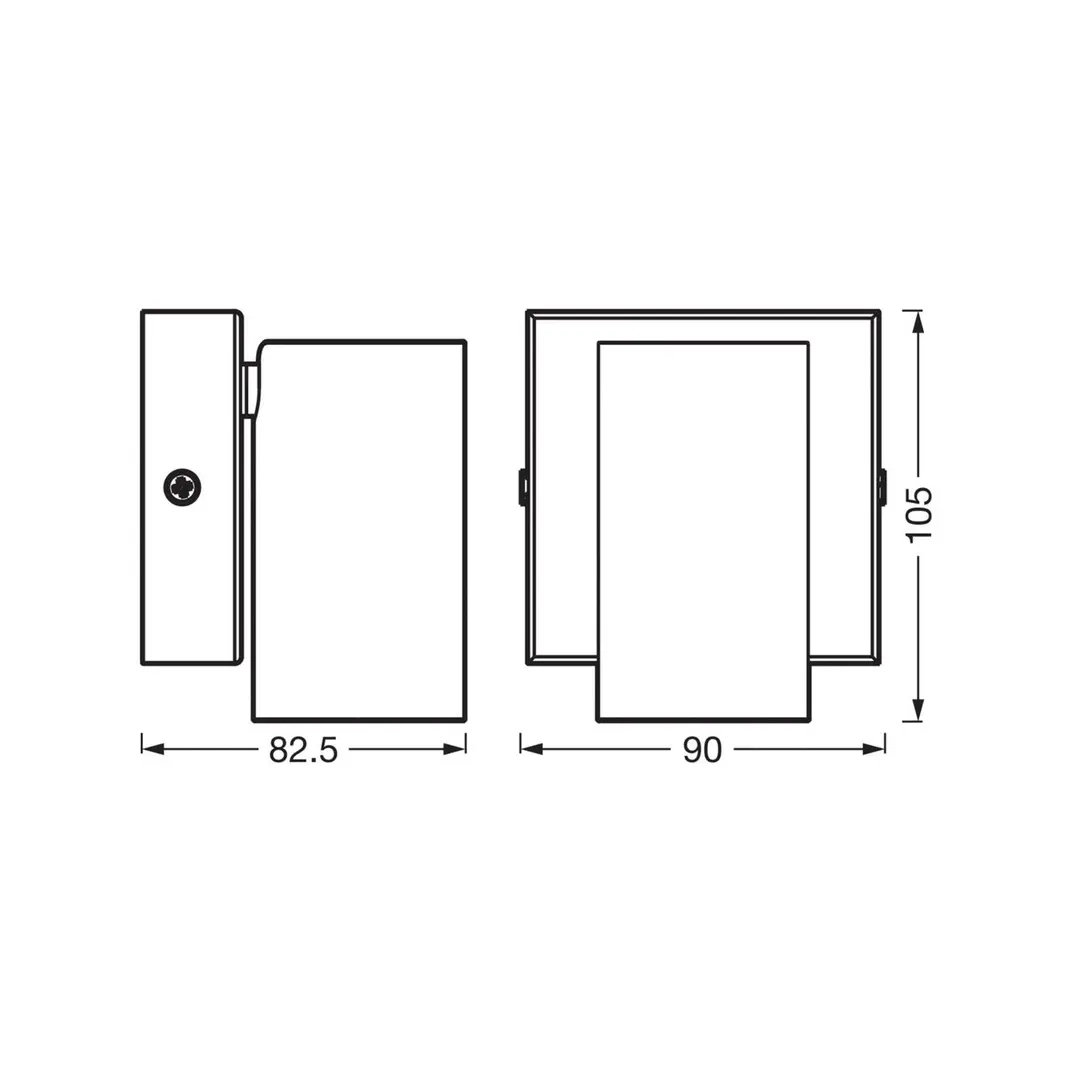 OSRAM Wandstrahler OCTAGON, weiß, 1-flg., GU10-LED 927 dim