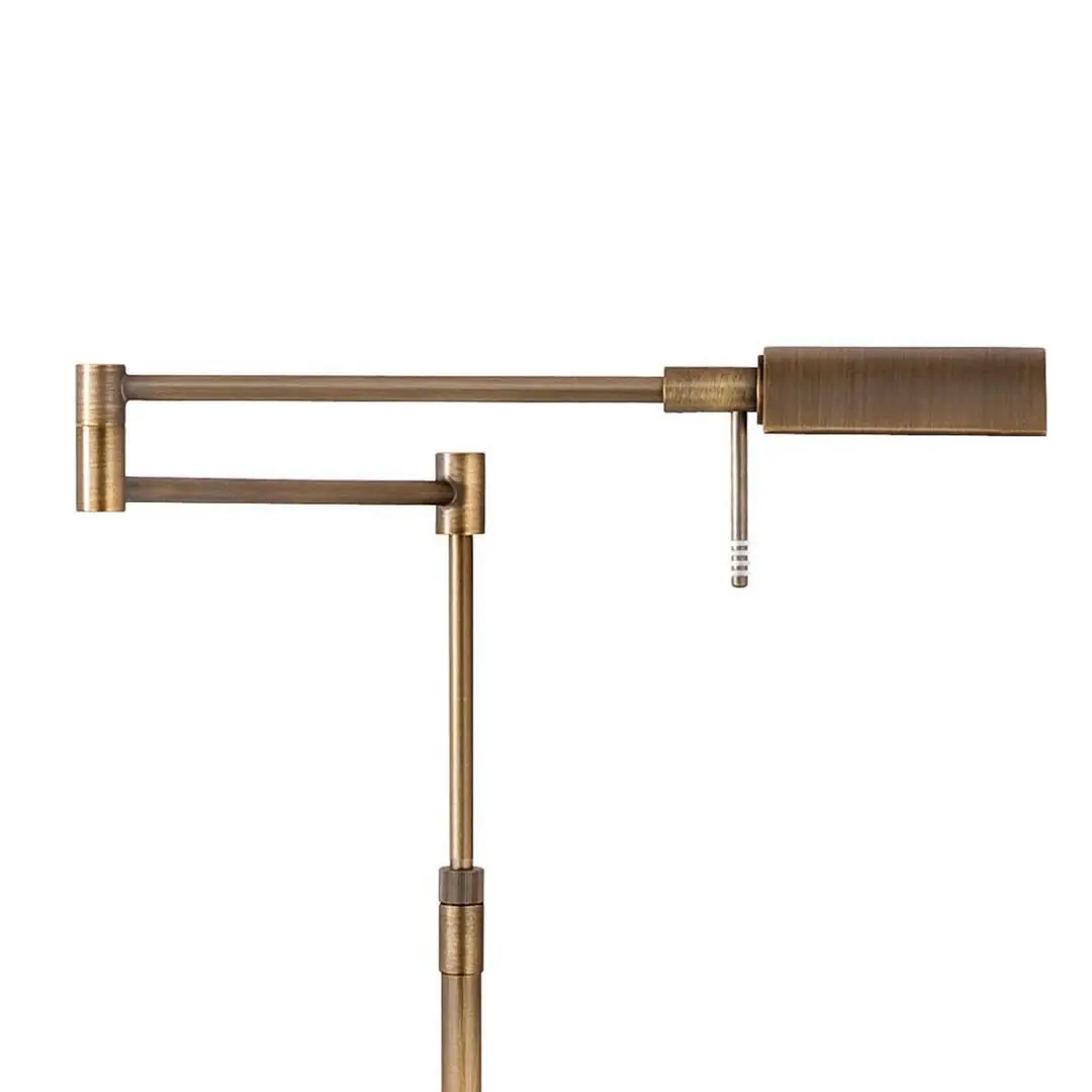Highlight LED-Stehlampe New Bari, bronze, Höhe 139 cm, Metall, Dimmer
