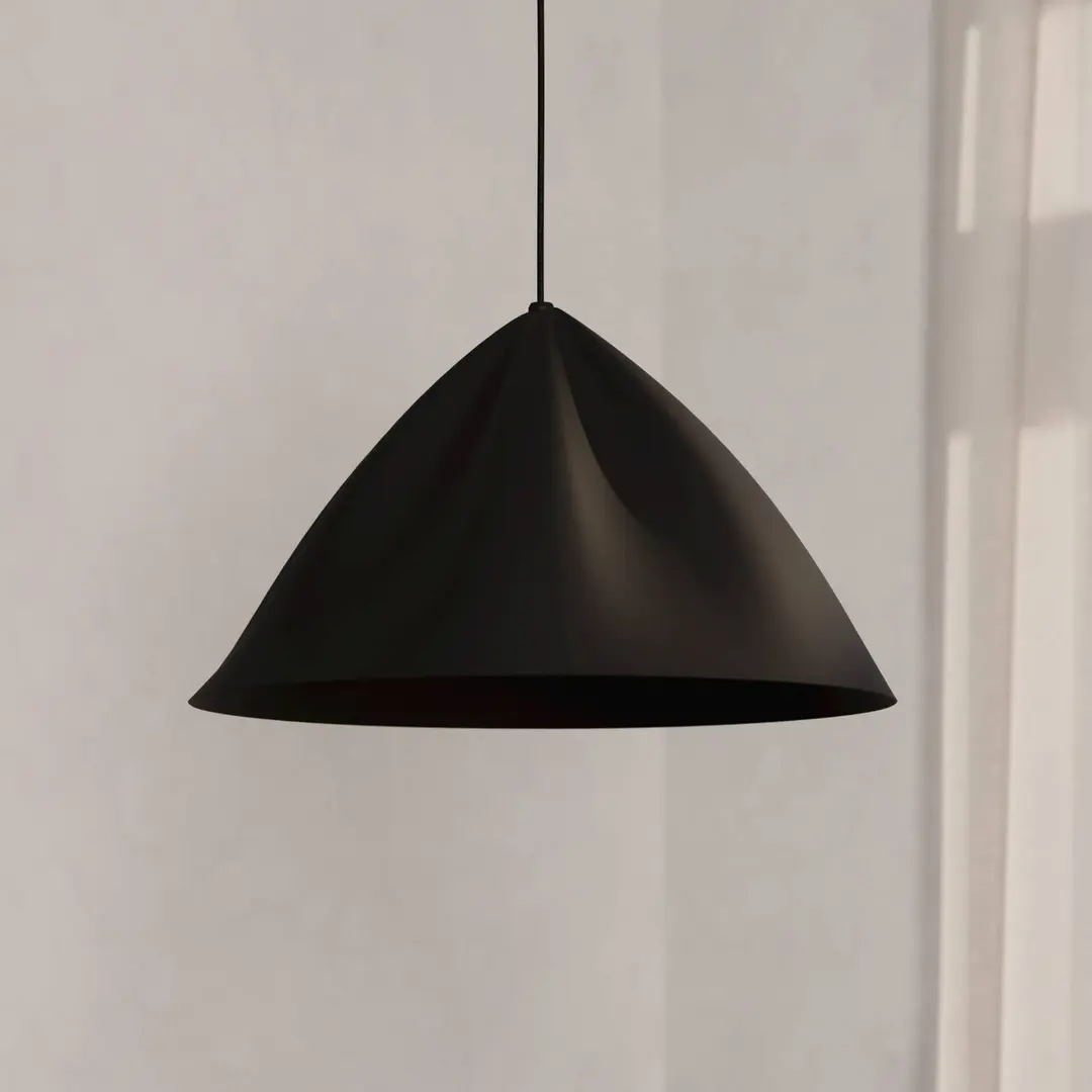 EGLO Hängeleuchte Podere, schwarz, Ø 42,5 cm, Stahl
