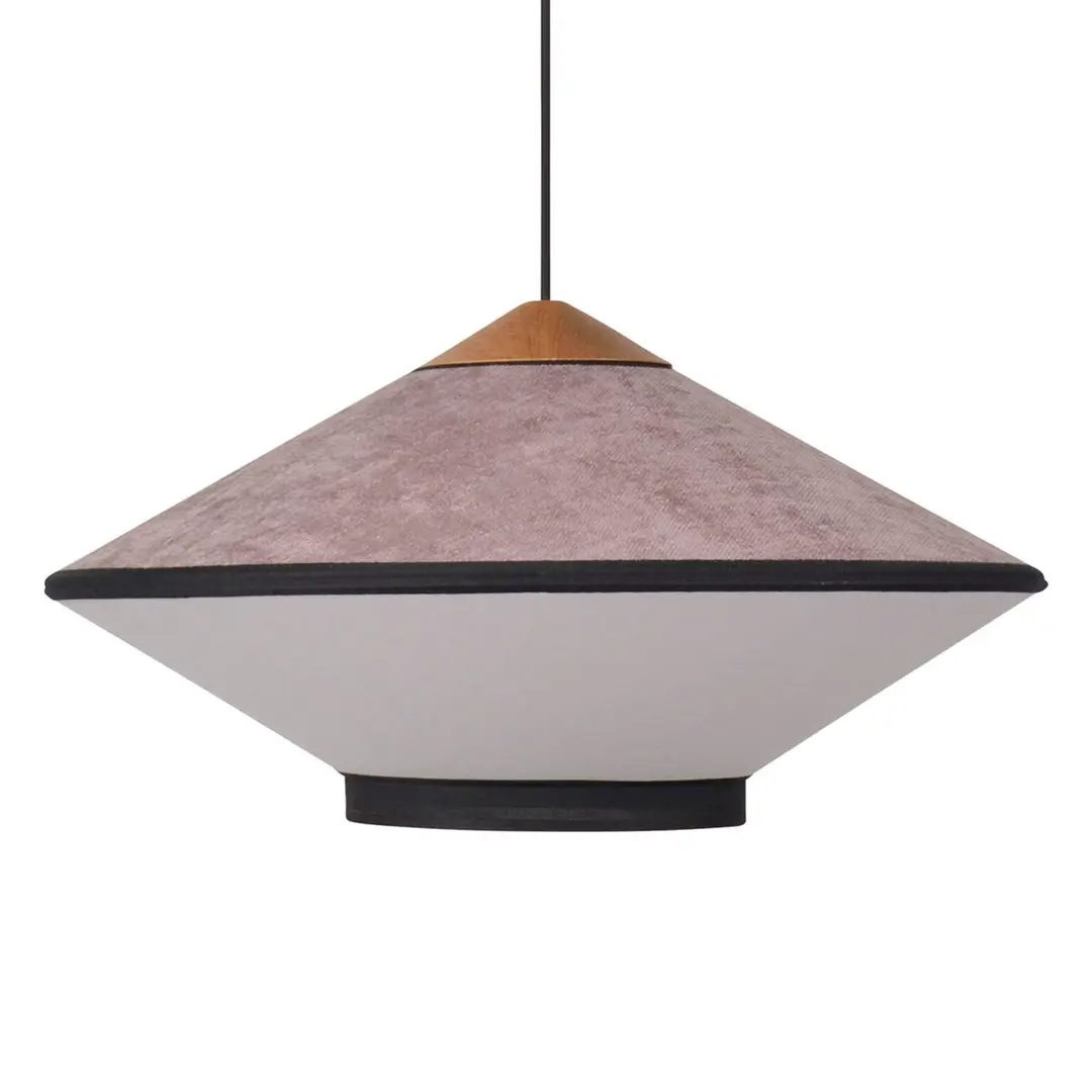 Forestier Hängeleuchte Cymbal S, pink, Ø 50 cm, E27