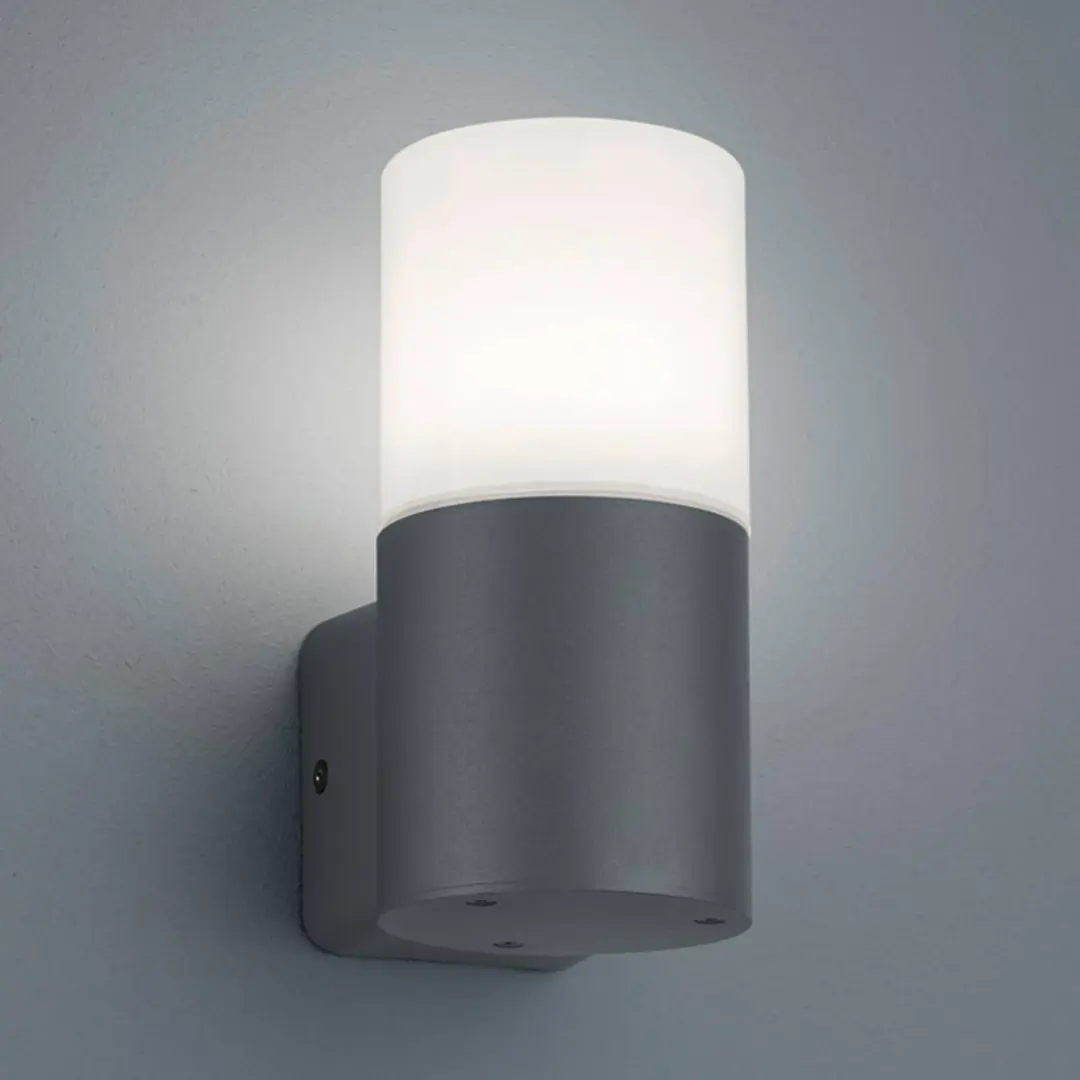 Trio Lighting Außenwandleuchte Hoosic einflammig, anthrazit