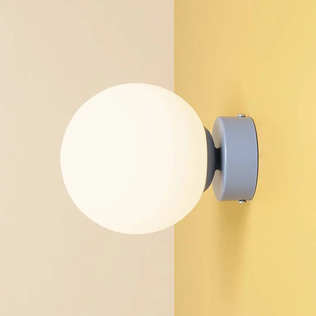 ALDEX Wandlampe Joel, blau/weiß, einflammig